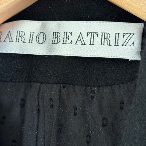 Brand New, never worn, Lerario Beatriz Black Wool Coat!!!! - Picture 4 of 16